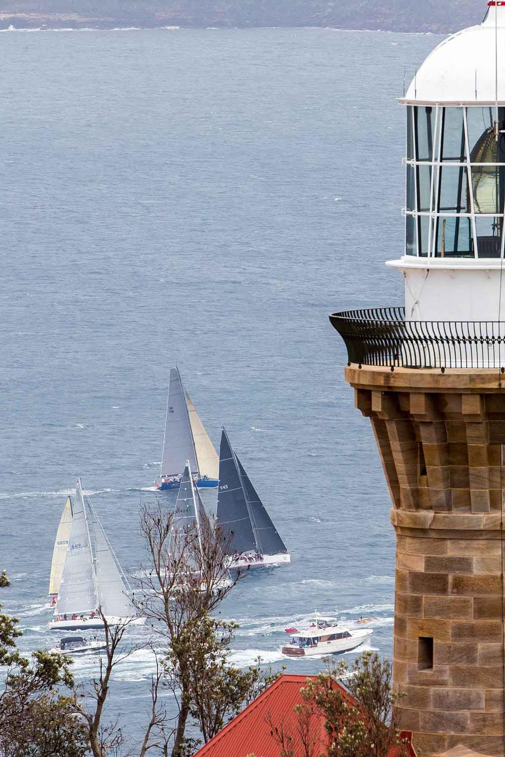 The fleet heading from Barrenjoey Headland. © Andrea Francolini